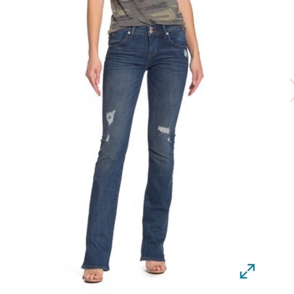 Hudson Jeans Denim - Hudson distressed ‘Beth baby boot’ jeans, size 25